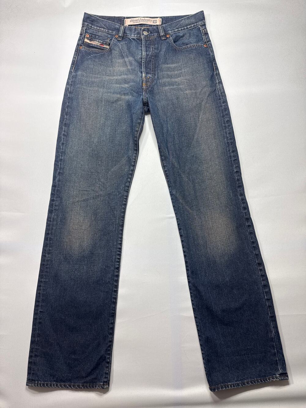 Diesel Industry  Division RR55 Men's Straight Leg Blue Jeans - 32x34.5*